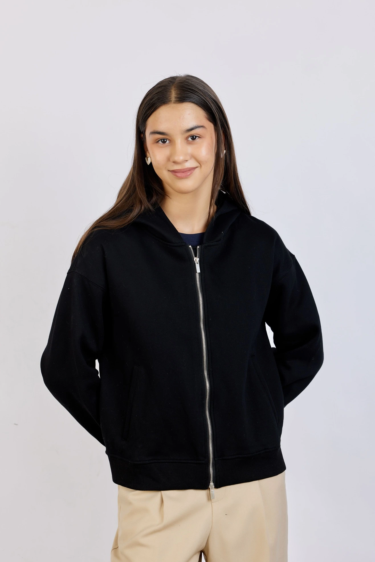 Худи черный для женщин 43169-1 62