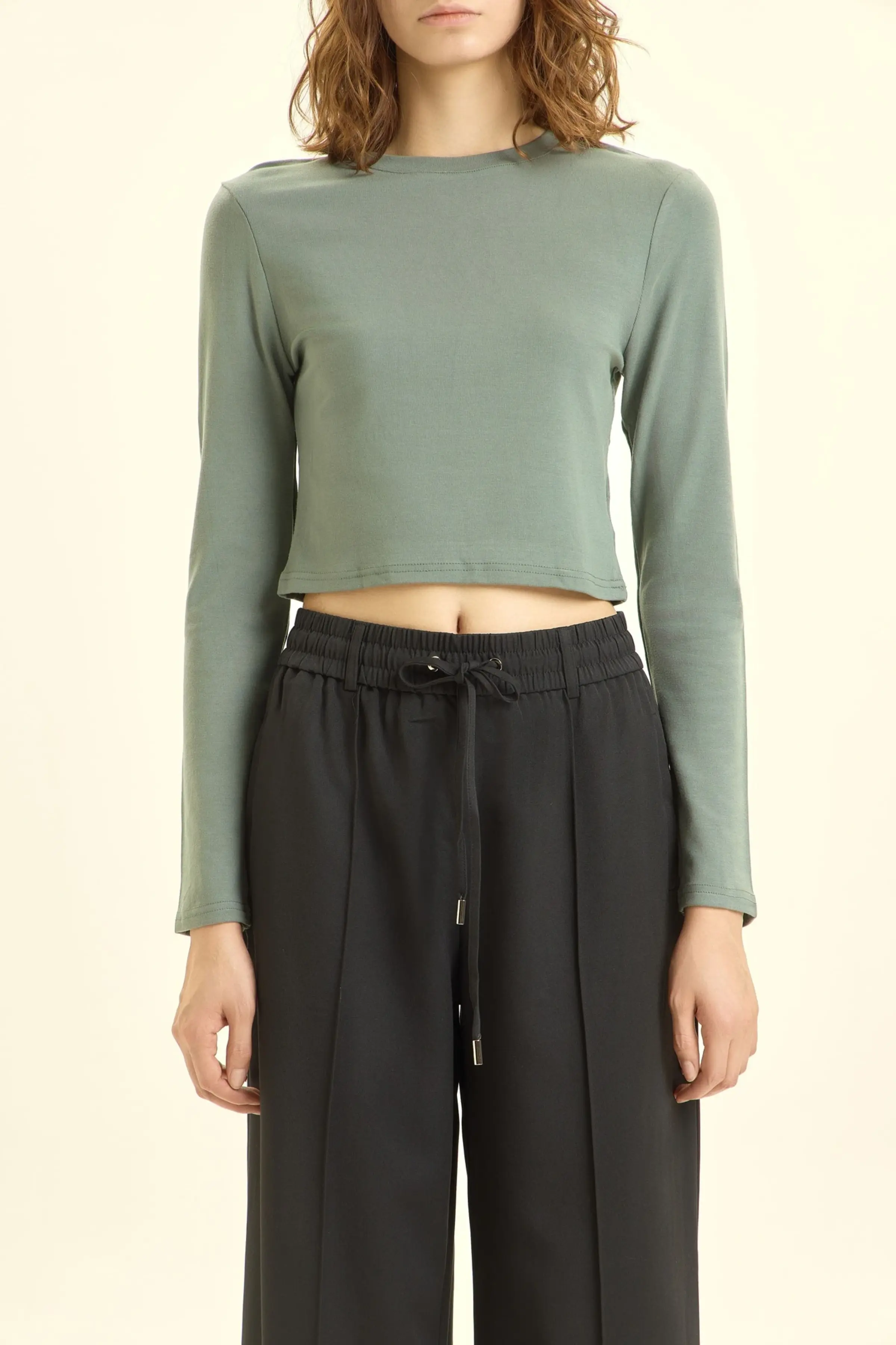 Лонгслив зеленый для женщин 46158-34 59