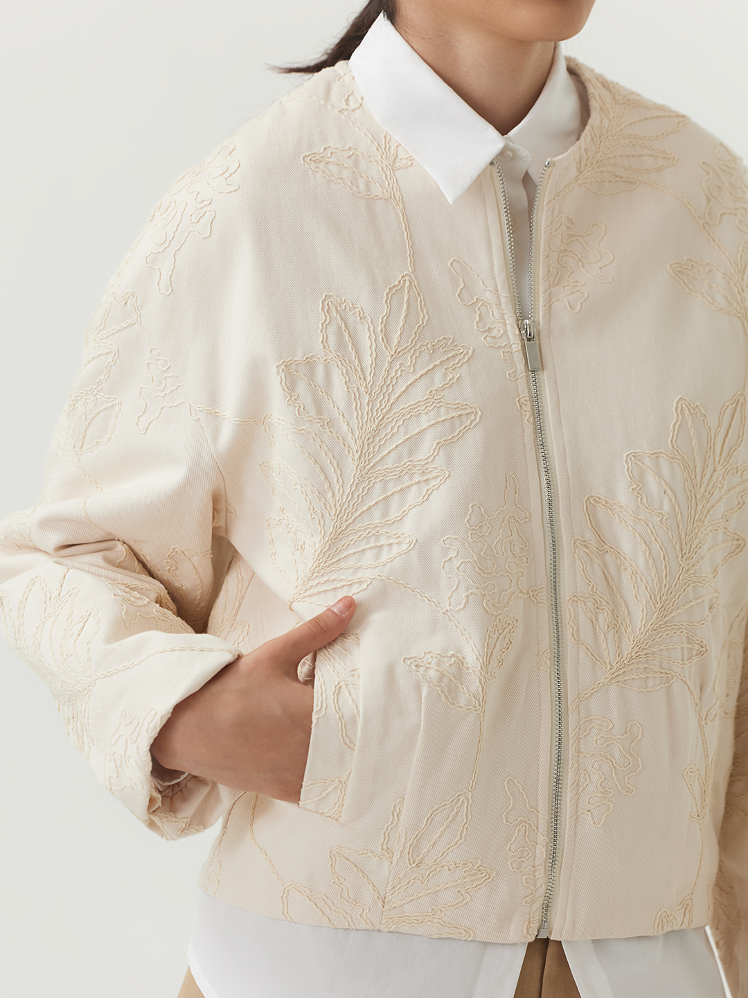 Куртка айвори для женщин 48298-234 47