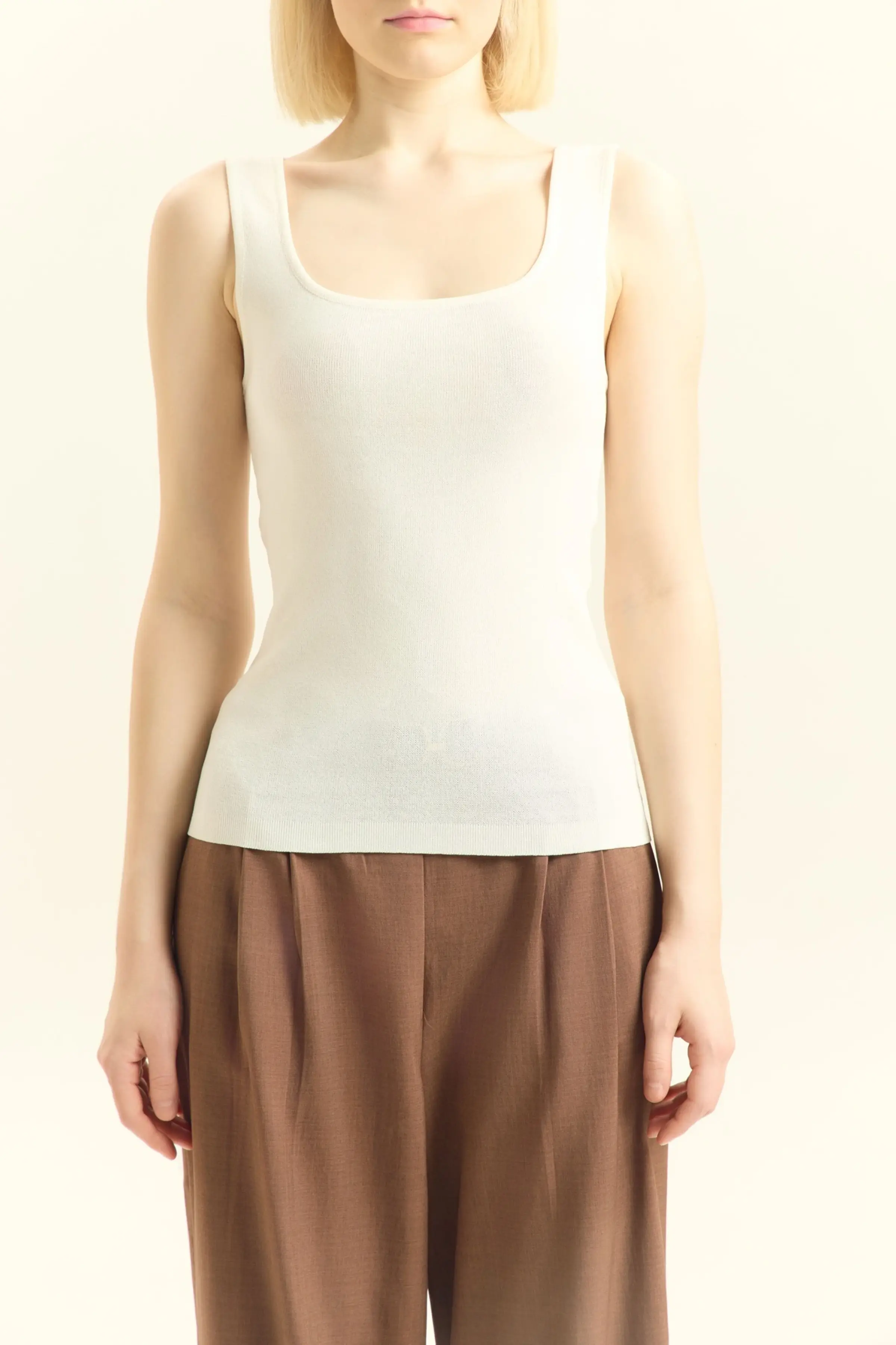 Топ белый для женщин 45212-4 46