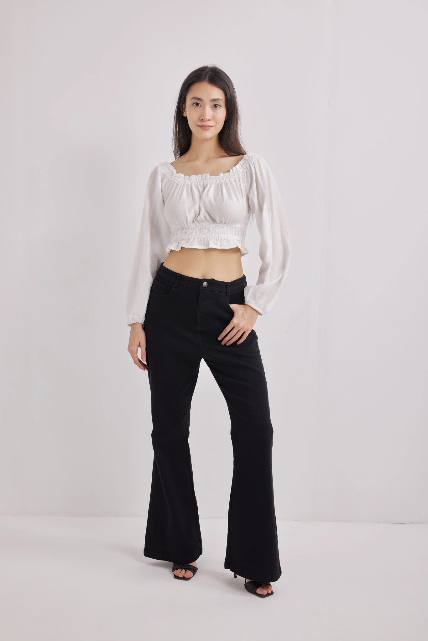 Брюки черный для женщин 41117-1 71