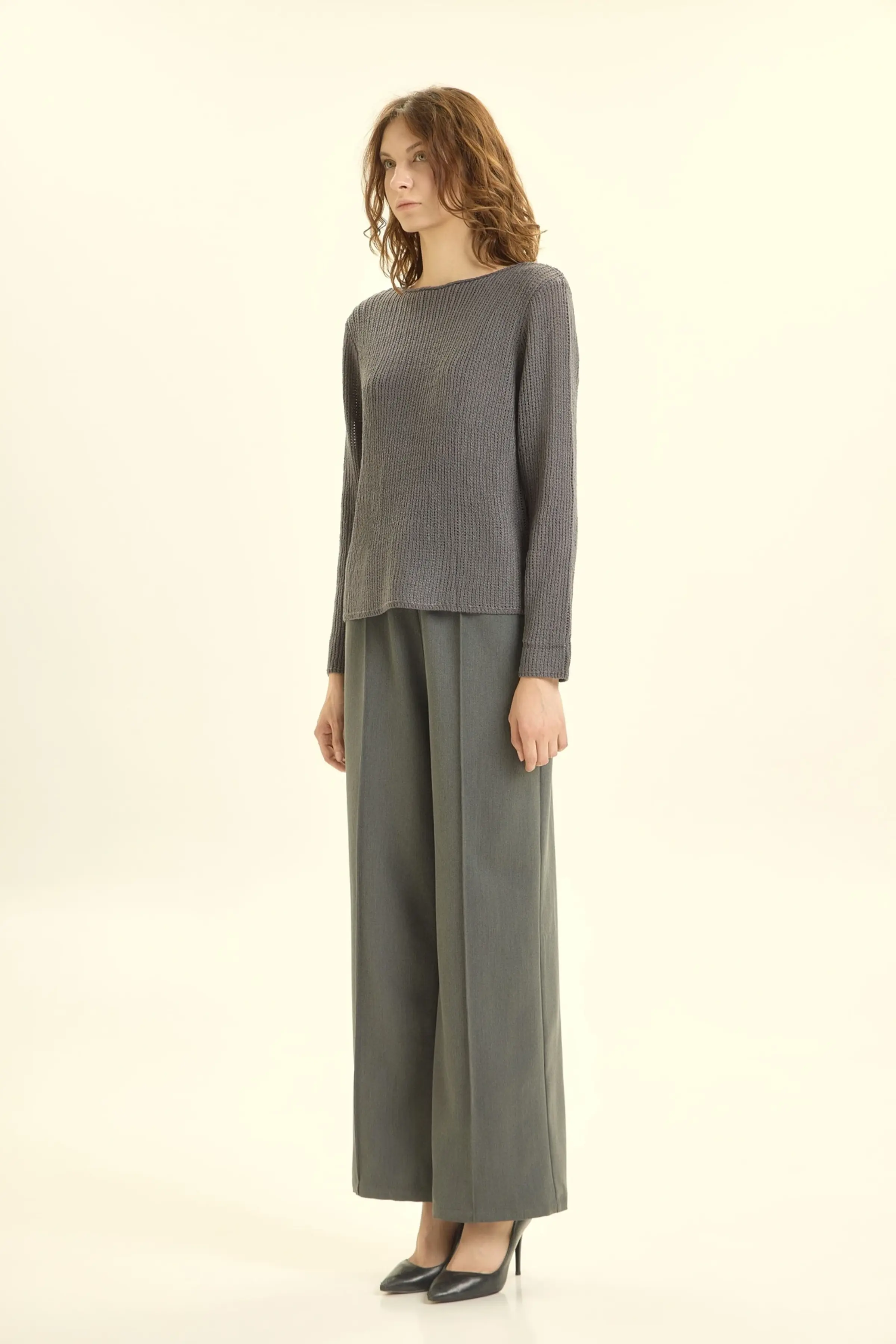 Джемпер темно-серый для женщин 46191-12 60