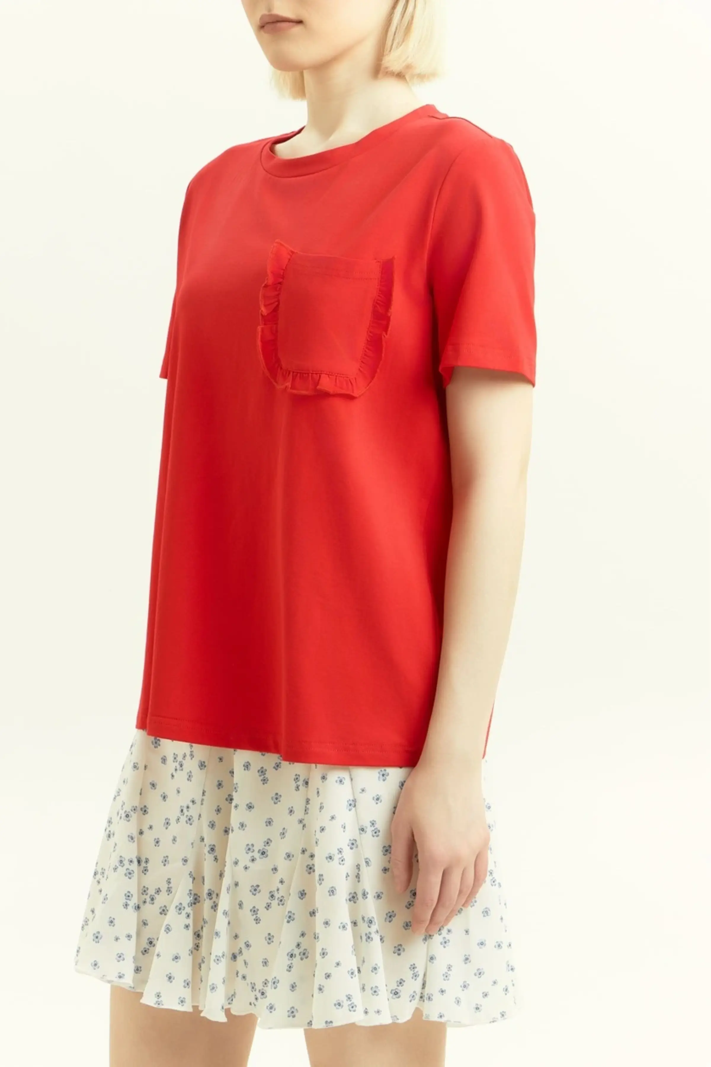 Футболка красный для женщин 45188-7 67