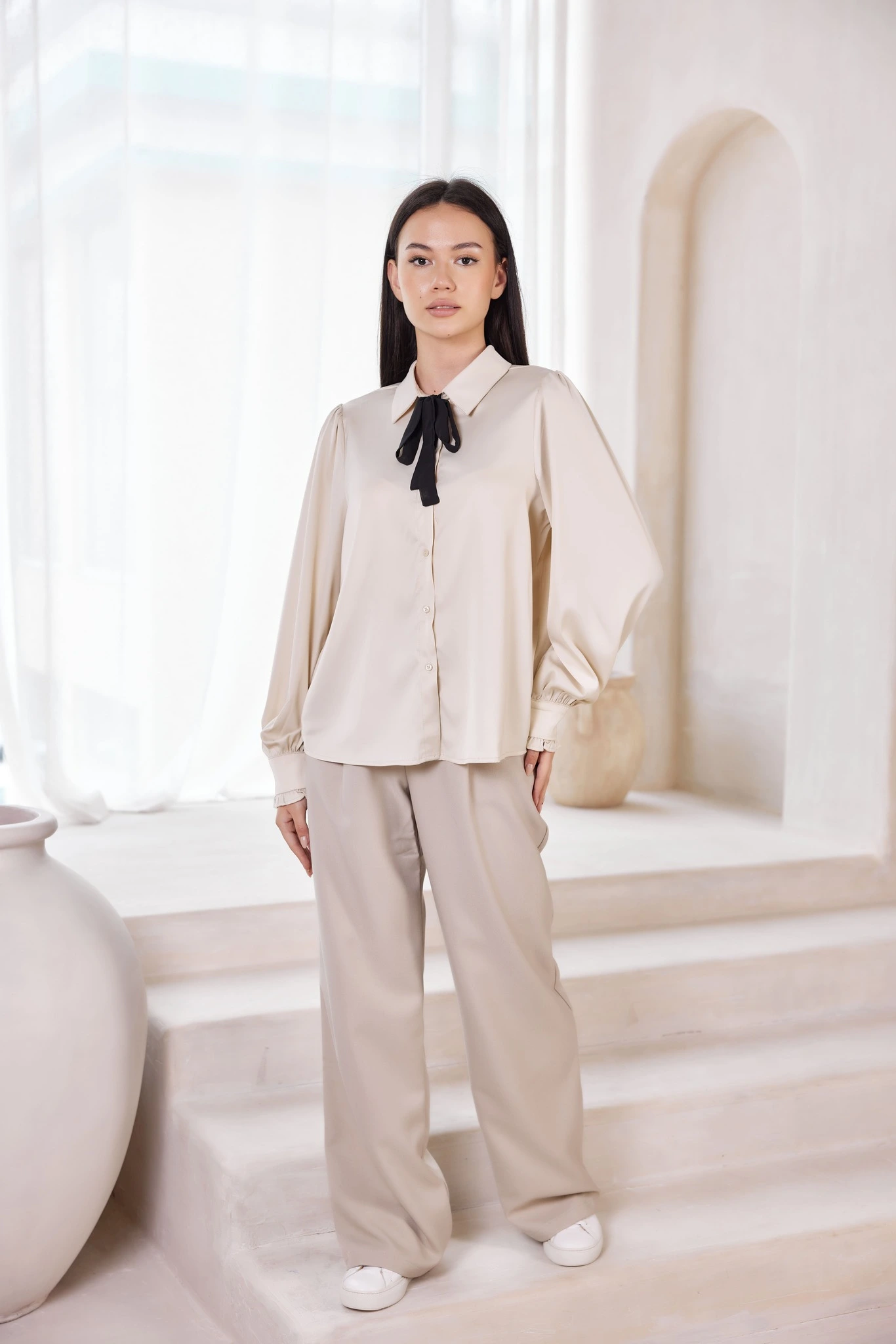 Блузка бежевый для женщин 42178-15 28