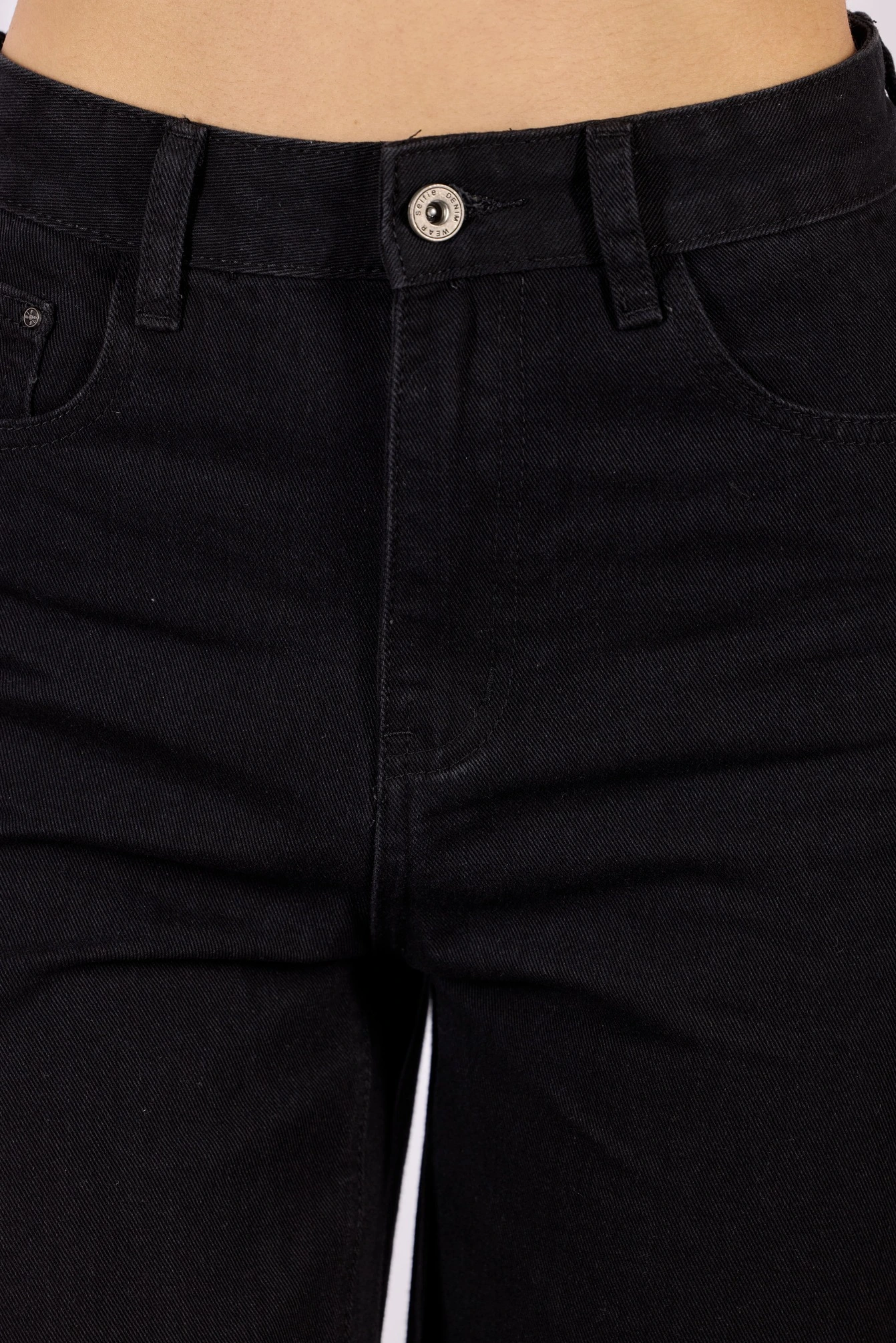 Джинсы черный для женщин 44146-1 74