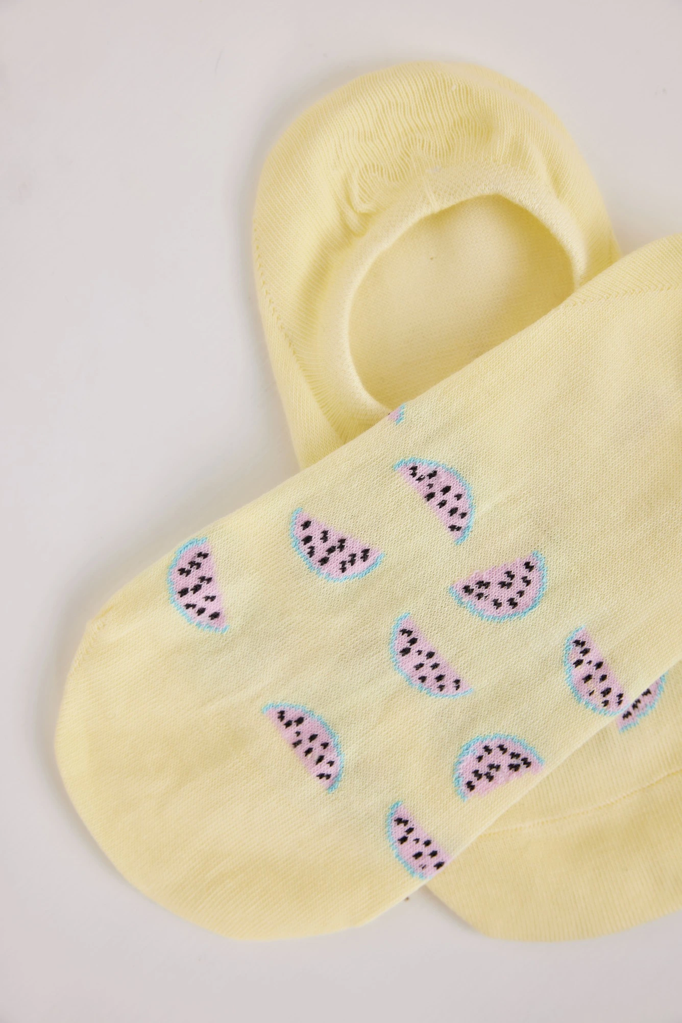 Носки лимонный для женщин K-186-63 21