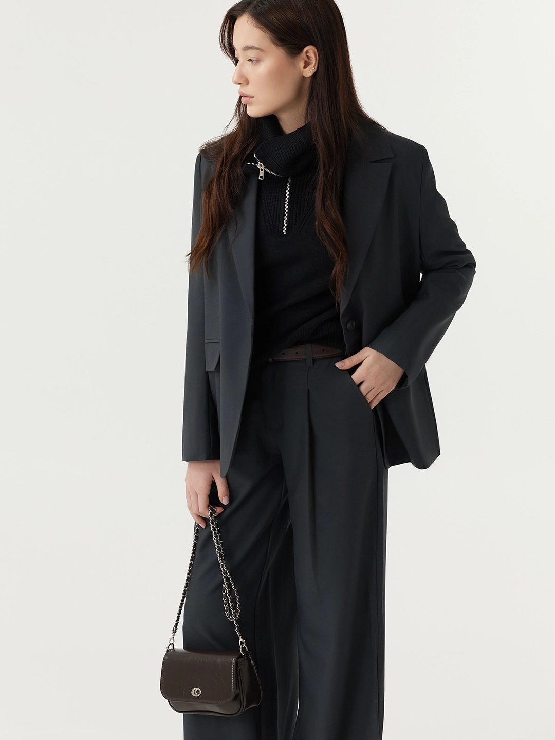 Жакет темно-серый для женщин 48127-12 64