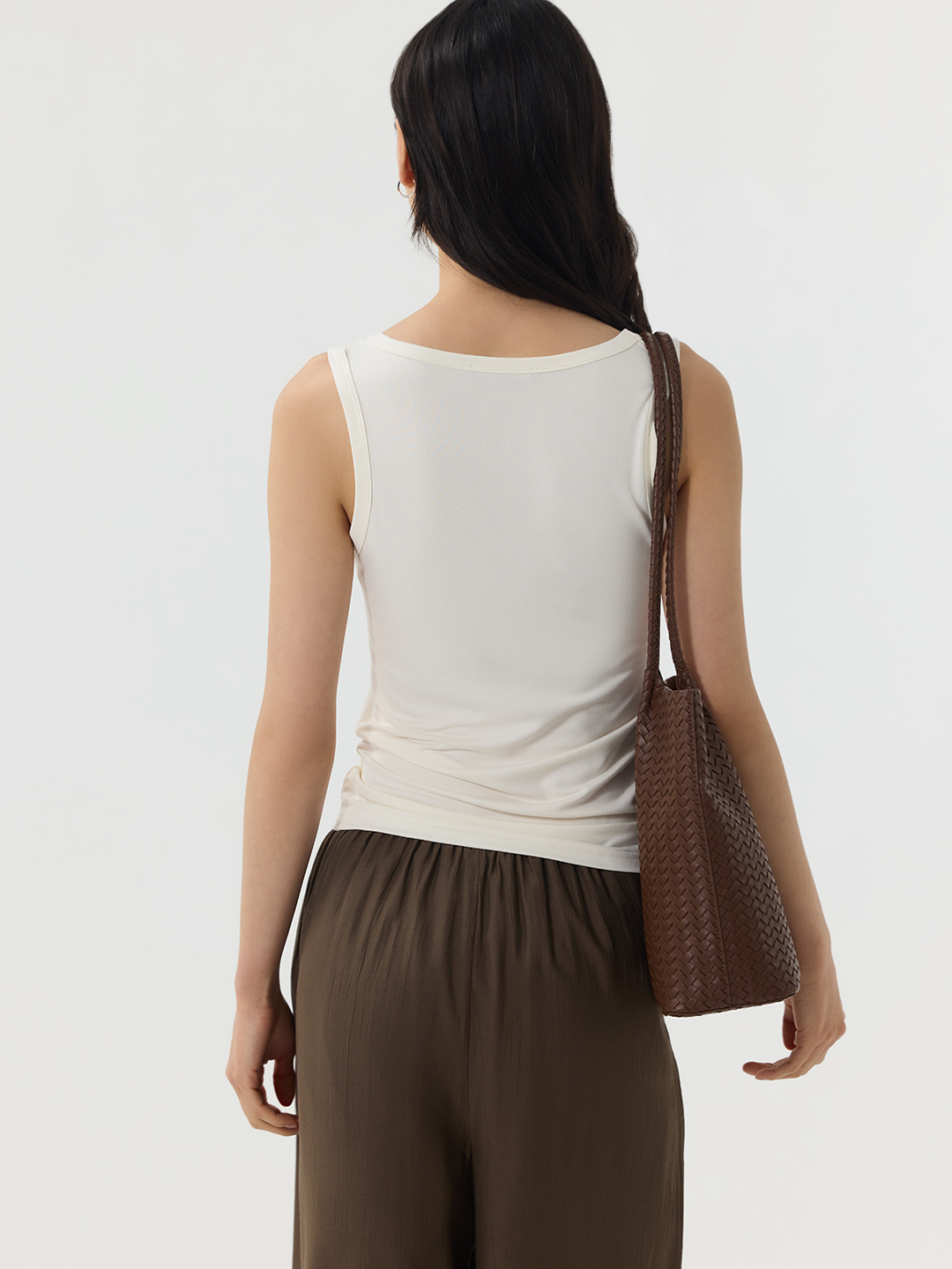 Топ белый для женщин 49108-4 46