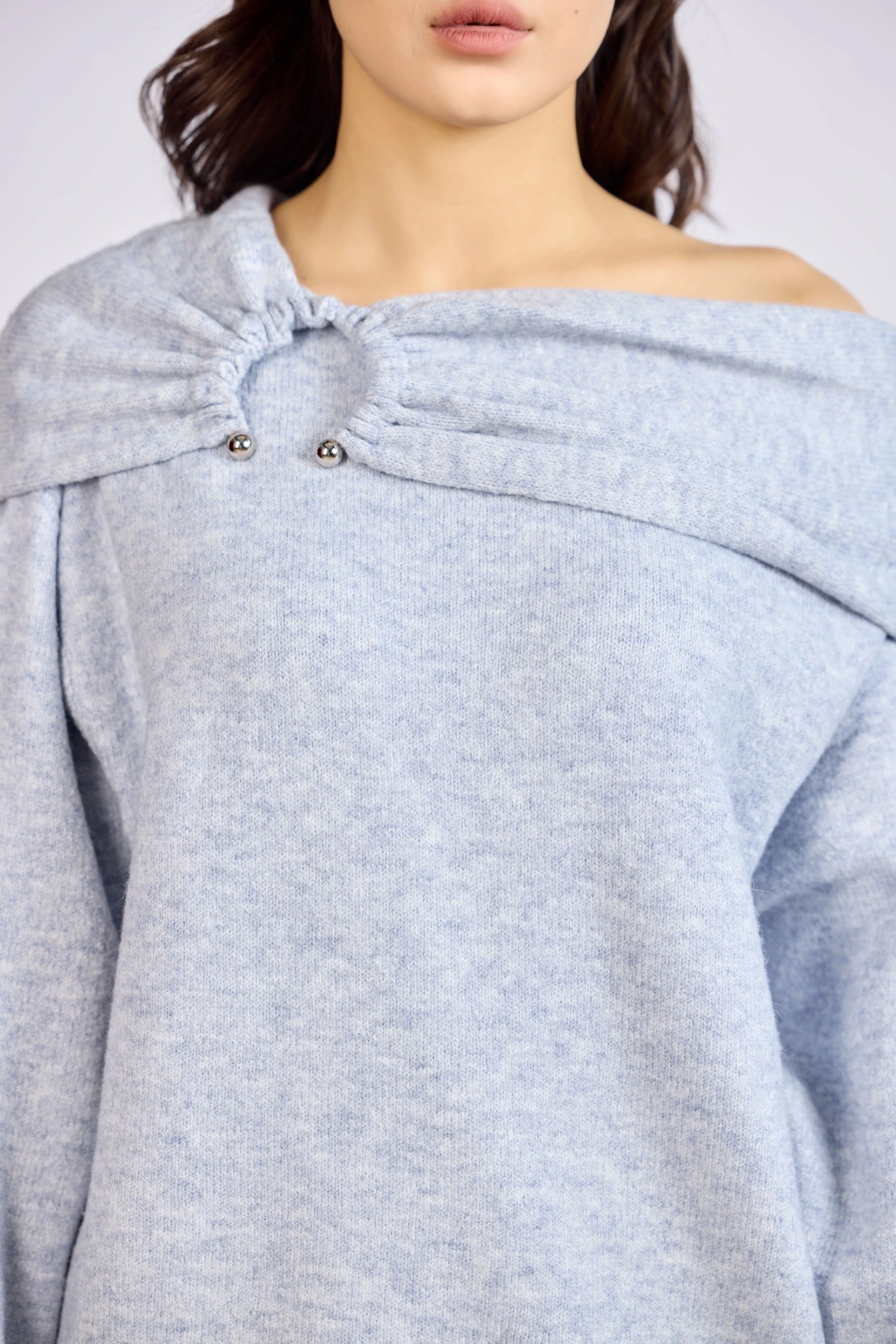 Свитер голубой для женщин 43112-10 65