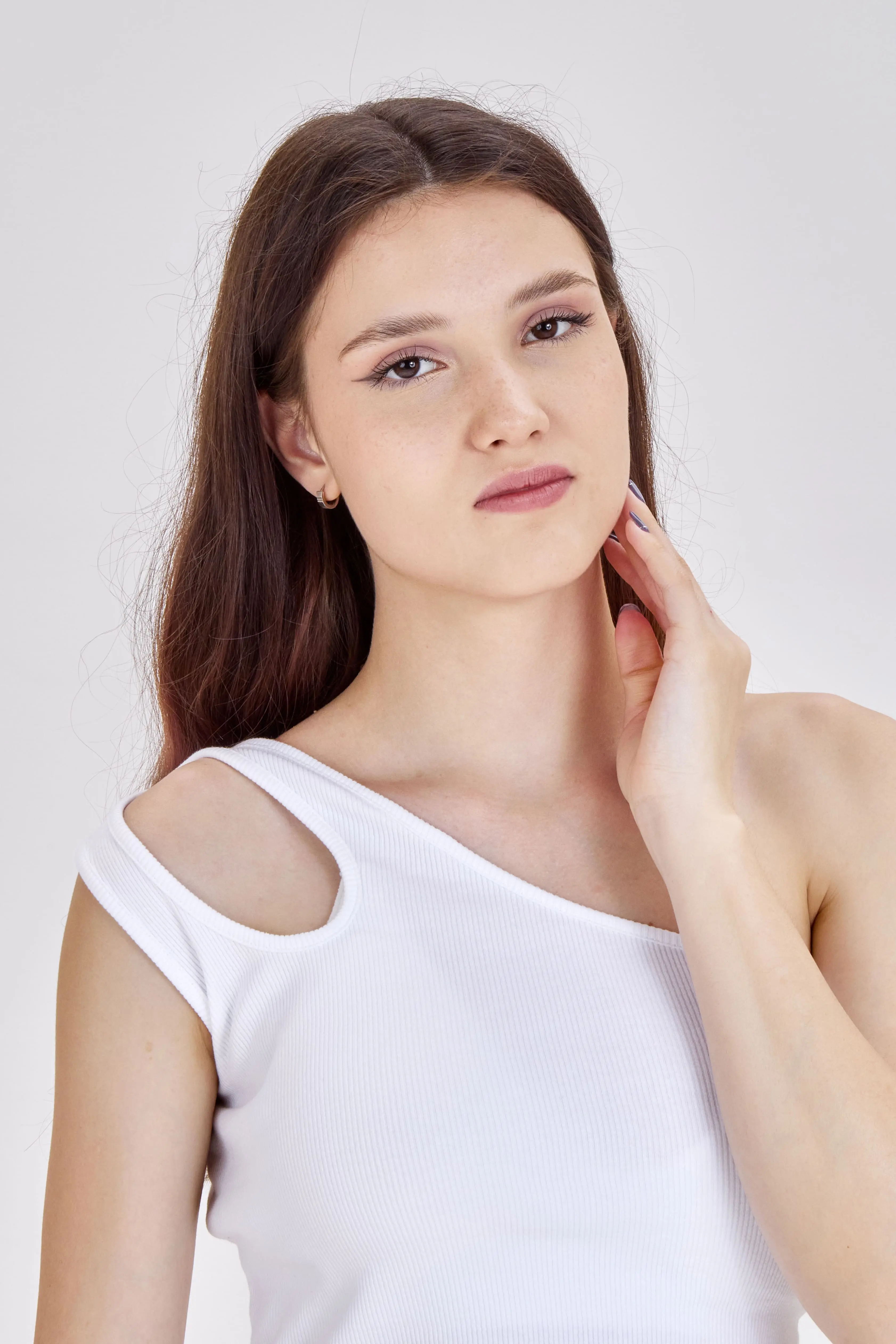 Топ белый для женщин 153/151/37242-4 46