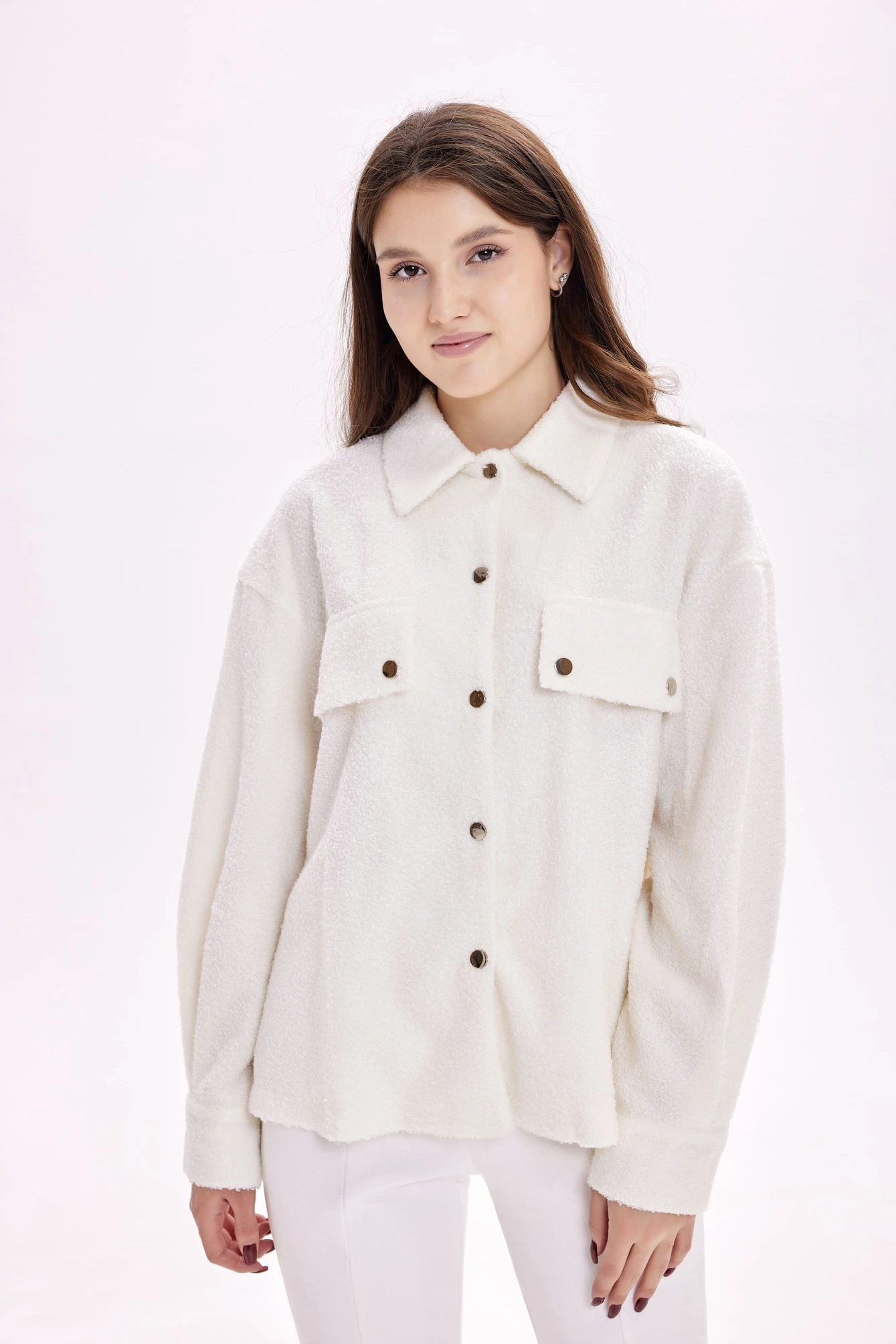 Рубашка белый для женщин 39191-4 66