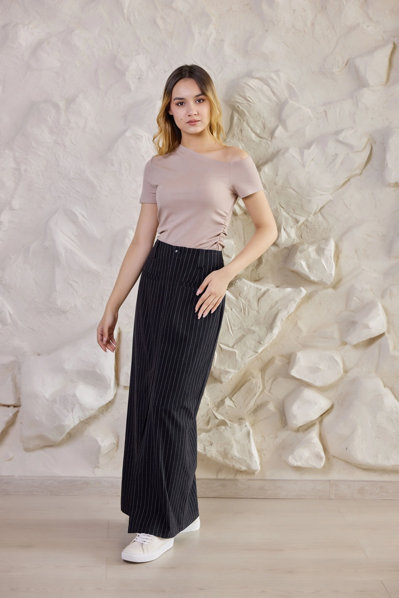 Футболка бежевый для женщин 40305-15 67