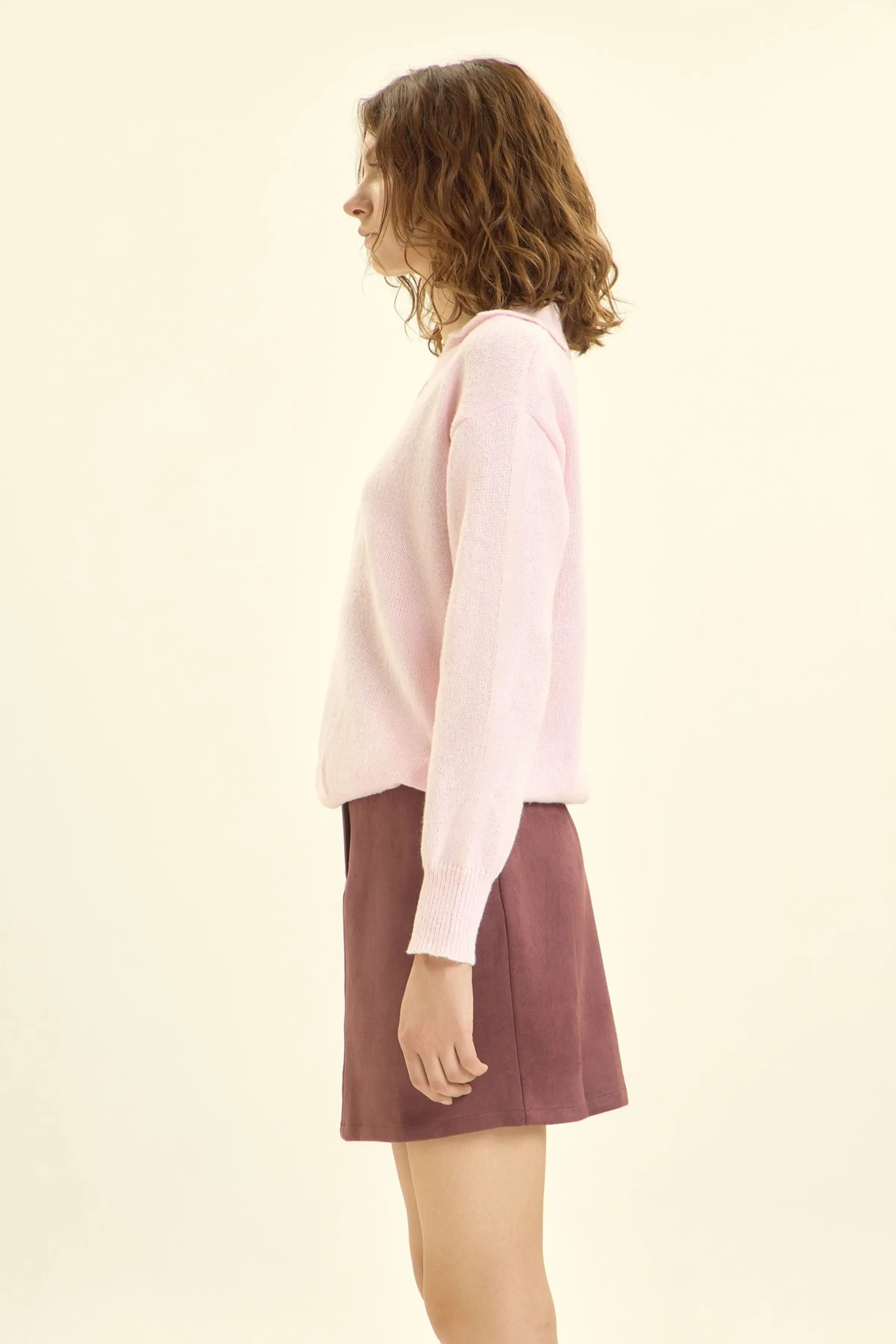 Джемпер розовый для женщин 46194-17 60