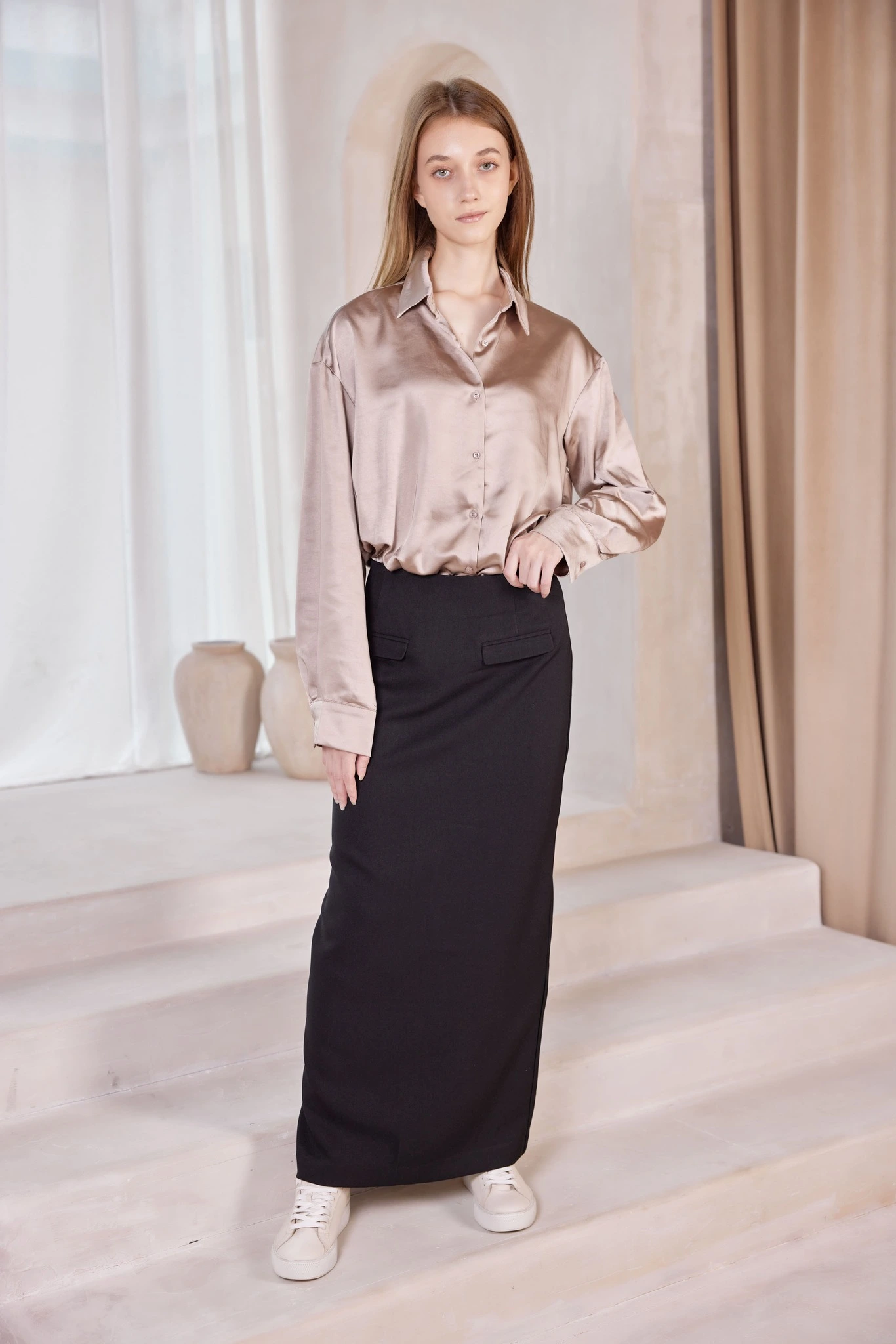 Юбка черный для женщин 42183-1 52