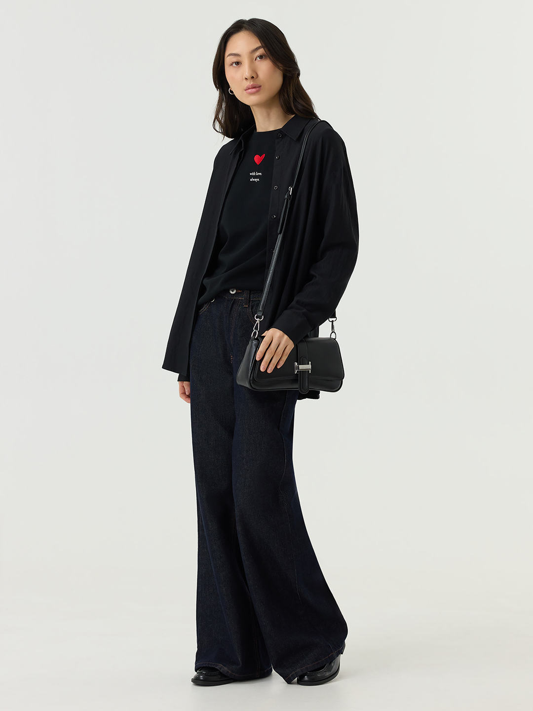 Рубашка черный для женщин 48202-1 66