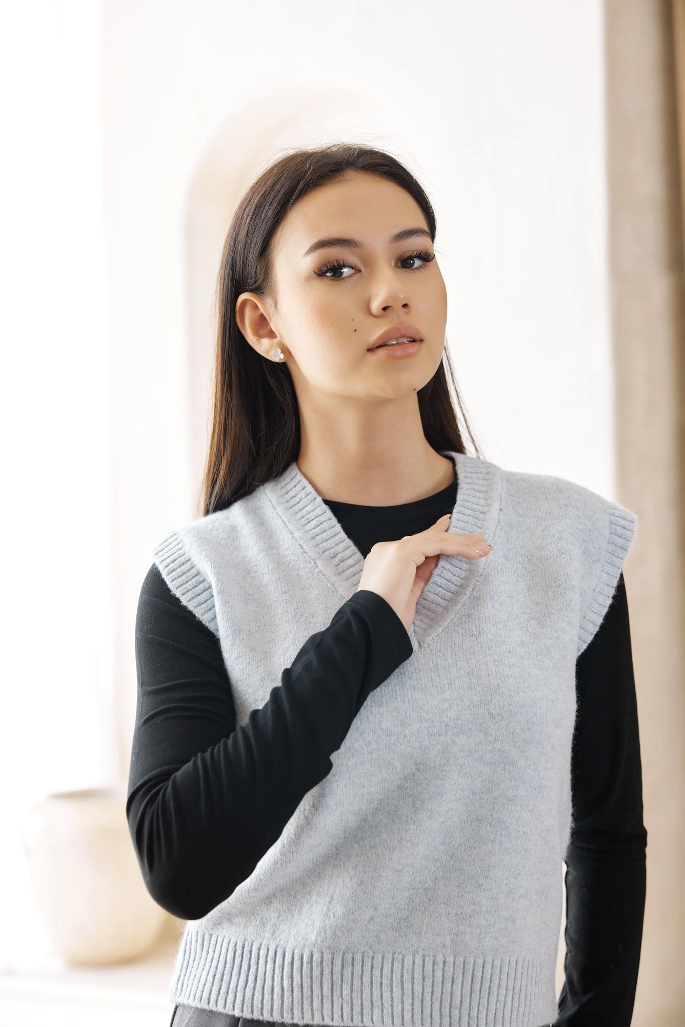 Жилетка синий для женщин 42115-65 68