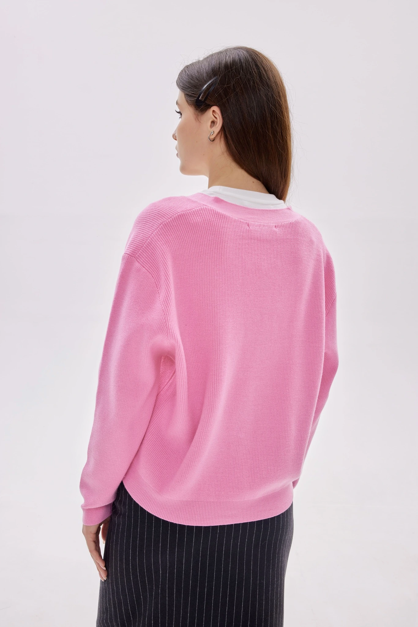 Свитер розовый для женщин 39223-17 65