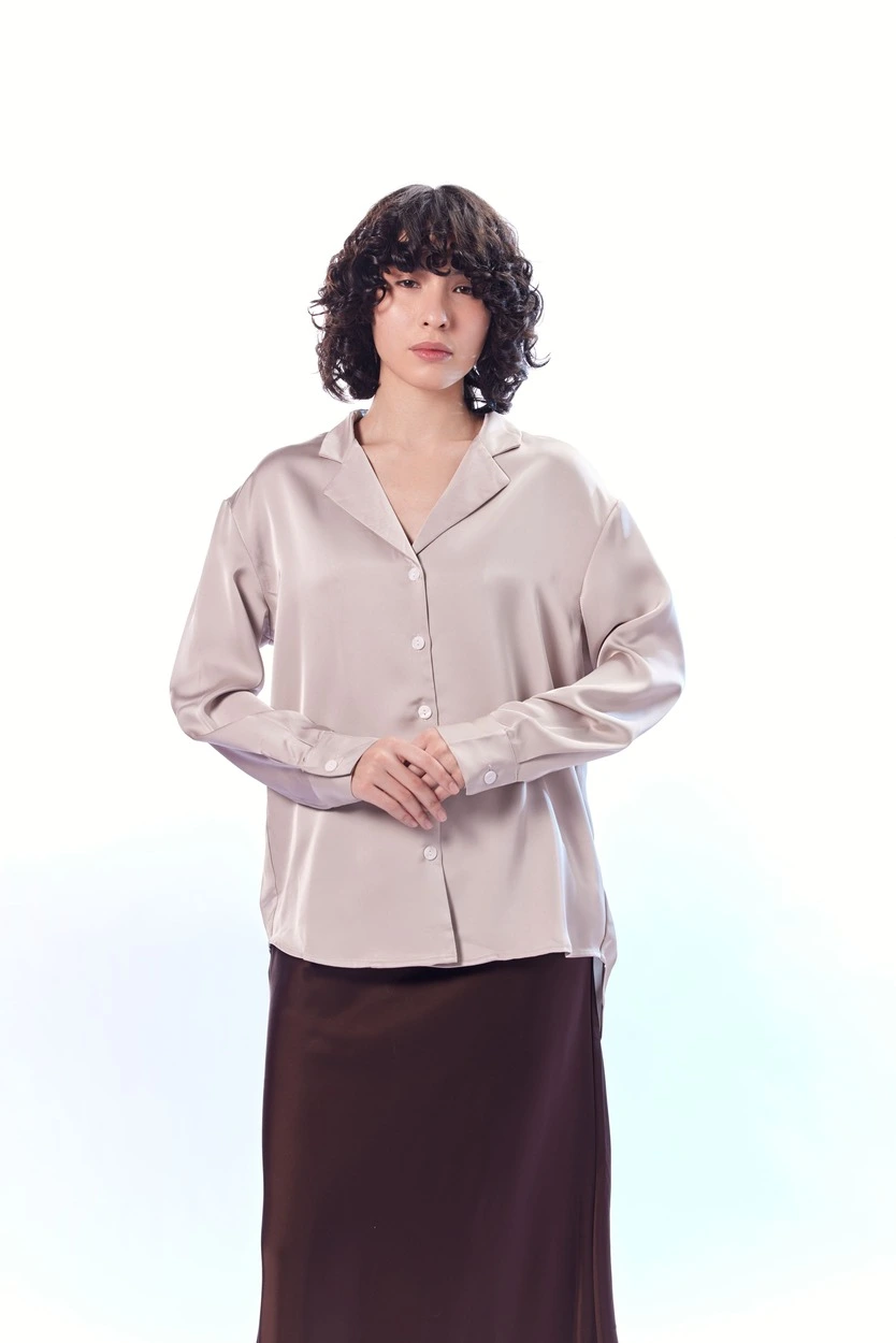 Блузка бежевый для женщин 44256-15 28